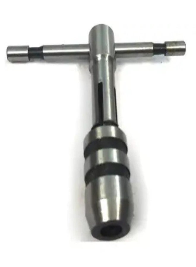 TOOLBUX T-Tap Handle Wrench Set | Set of 3 Pieces | 1/16"-5/32", 1/8"-1/4", 1/4"-1/2" | Single-Sided T-Type Wrenches for Tapping, Reaming & Drilling (Tool Steel, Silver) - Image 4